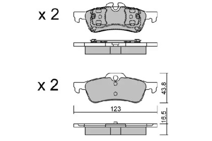 Дисковой тормозной механизм AISIN для MINI MINI Кабриолет (R52) Cooper